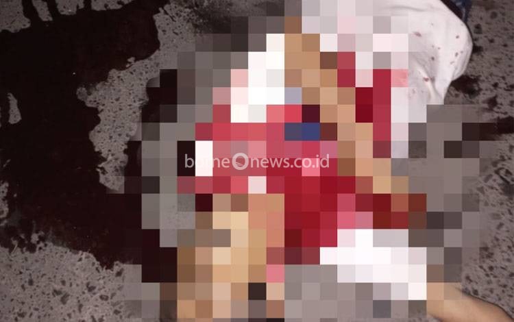 Seorang Pria Ditemukan Tergeletak Bersimbah Darah di Kemuning Banjarbaru