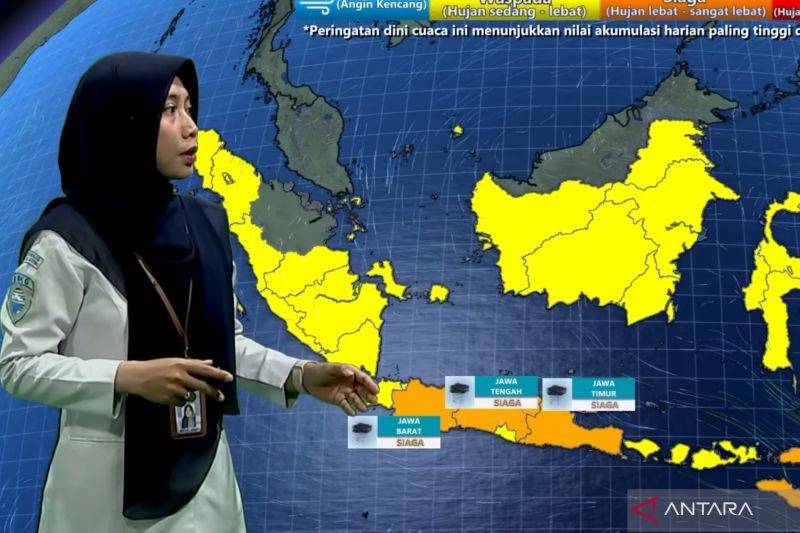 BMKG Ingatkan Potensi Hujan, Kalteng Diminta Tingkatkan Kesiapsiagaan Bencana