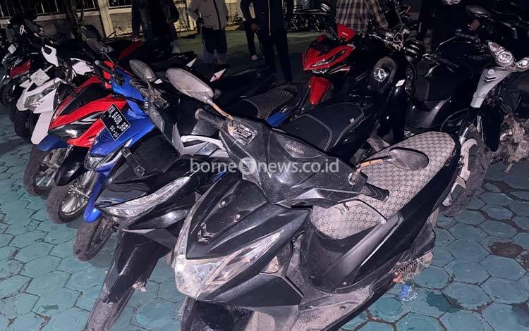 14 Motor Ditahan Satlantas Kapuas, Mayoritas Gunakan Knalpot Brong