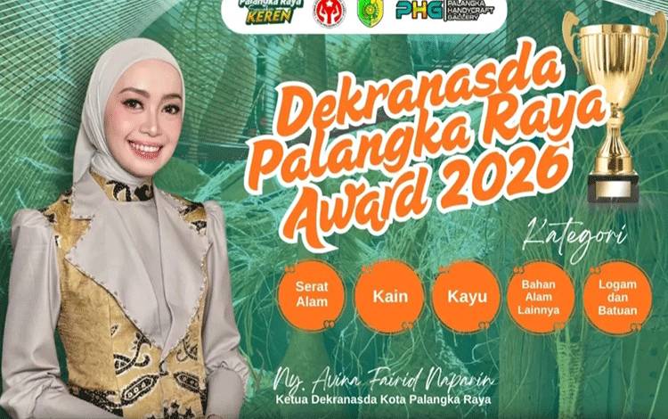 Dekranasda Palangka Raya Gelar Award 2026 Ajang Apresiasi Perajin Kreatif Kota Cantik