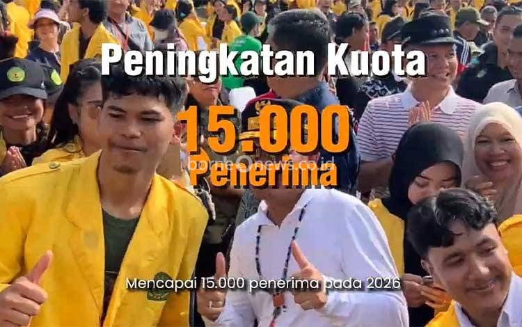 Kuota Subsidi UKT Kalteng Naik Jadi 15.000 Mahasiswa pada 2026