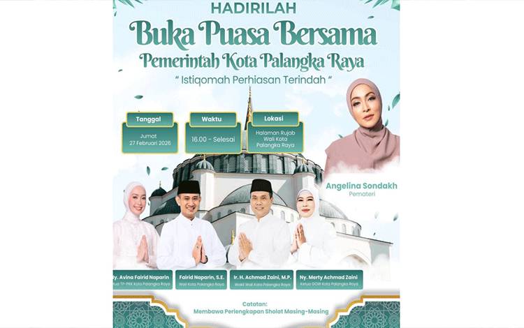 Warga Palangka Raya Diundang Bukber di Rujab Wali Kota