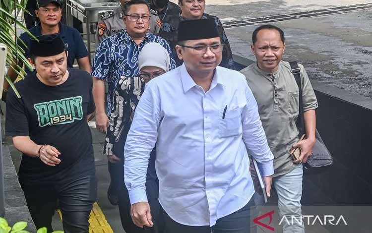 Banser Penuhi Sidang Praperadilan Mantan Menag Yaqut di PN Jaksel