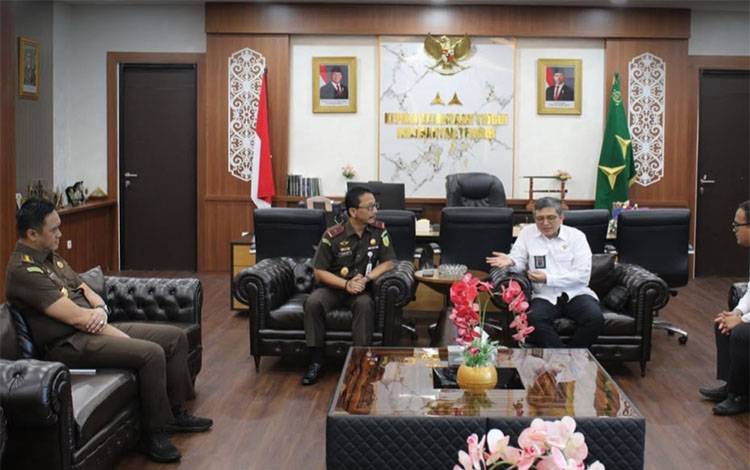 Kejati Kalteng Terima Kunjungan BPK Perwakilan Kalteng, ini yang Dibahas