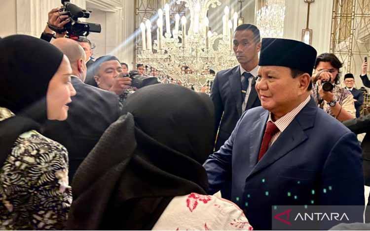 Probowo Beri Ucapan Ulang Tahun kepada Mahasiswi RI di Yordania