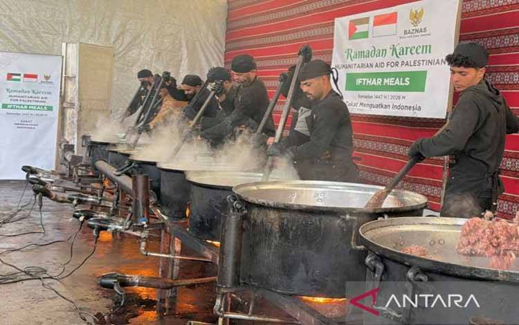 Baznas Kirim Hidangan Buka Puasa Sumbangan RI untuk Warga Gaza