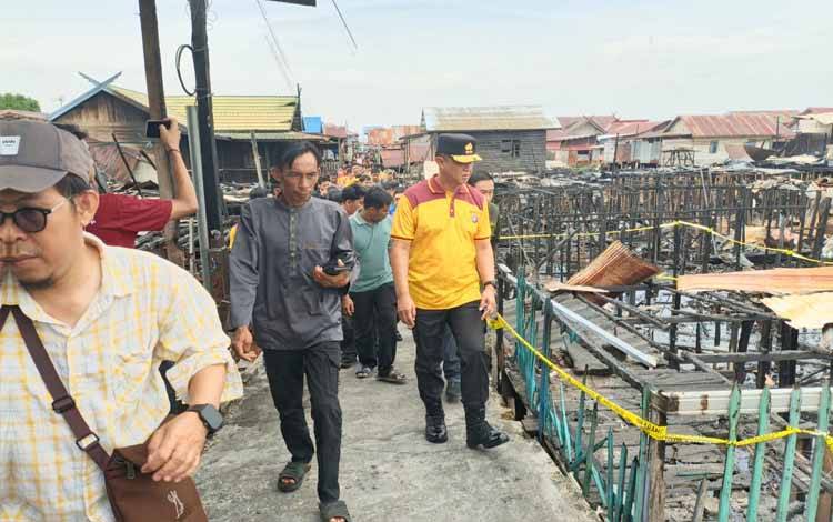 Polda Kalteng Gelar Kerja Bakti dan Baksos di Sekitar Lokasi Kebakaran Jalan Mendawai Palangka Raya