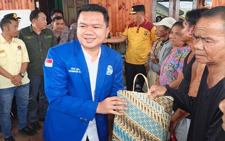 Anggota Komisi II DPRD Palangka Raya Ajak Masyarakat Bantu Korban Kebakaran Jalan Mendawai