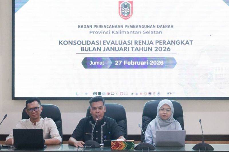 Realisasi ABPD Kalsel pada Januari 2026 Capai 3,45 Persen