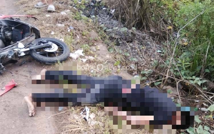 Diduga Balap Liar Berujung Maut, Pemotor Meninggal di Sungai Tabuk