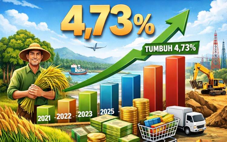 BPS Rilis Data 2025, Ekonomi Kapuas Tumbuh 4,73 Persen
