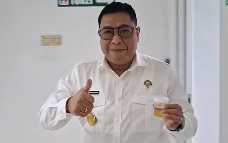 98 Pegawai BNN Kalteng dan BNN Palangka Raya Dites Urine Serentak, ini Hasilnya