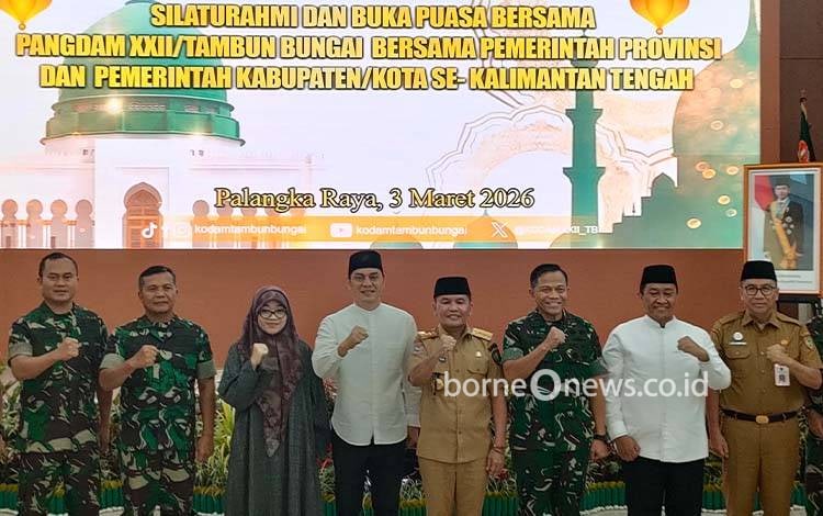 Kodam XXII/Tambun Bungai Gelar Silaturahmi Buka Puasa, Pererat Kolaborasi dengan Pemda Kalteng