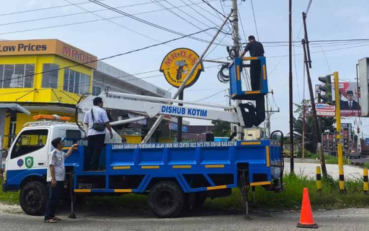 Traffic Light SimpangTidar Sampit Kembali Normal