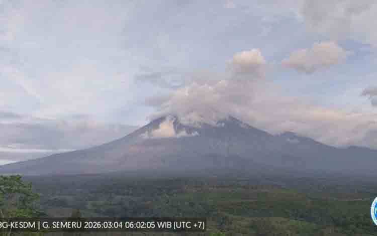 Aktivitas Gunung Semeru Didominasi Gempa Letusan