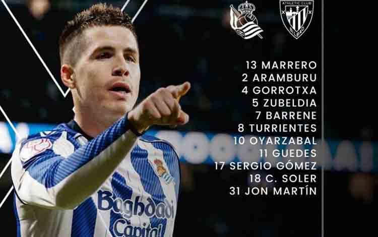 Real Sociedad ke Final Copa del Rey Usai Kalahkan Athletic Club 1-0