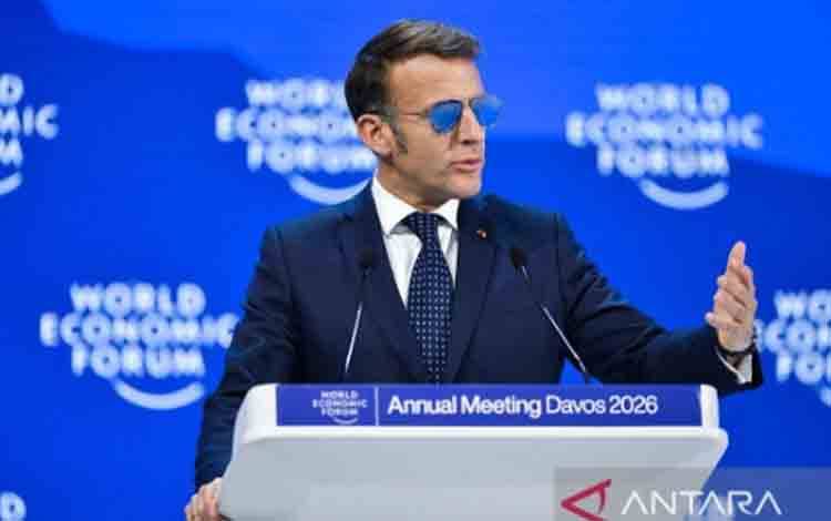Macron Beri Dukungan Spanyol Setelah Trump Ancam Putus Perdagangan