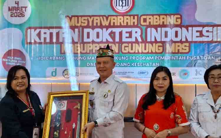 Bupati Gunung Mas Berharap Dokter Jaga Kebersamaan Wujudkan Masyarakat Sehat