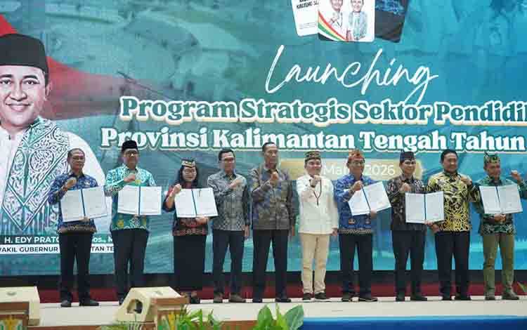 Rangkaian peluncuran?Program Strategis Pendidikan Kalteng tahun?2026. (FOTO: DISDIK KALTENG)