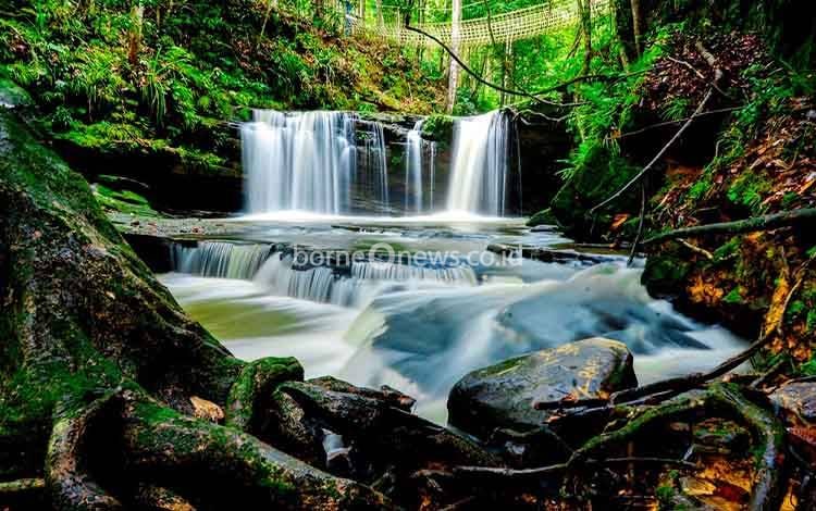 Disbudparpora Barito Utara Promosikan Air Terjun Jantur Doyam Sambut Libur Lebaran 2026