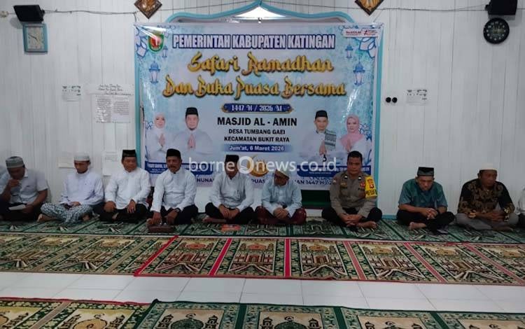 Safari Ramadan di Bukit Raya, Wakil Bupati Katingan Pererat Silaturahmi Bersama Warga Tumbang Gaei