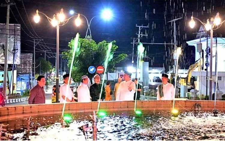 Pemkab Barito Utara Optimalkan Penataan Lampu Kota Muara Teweh