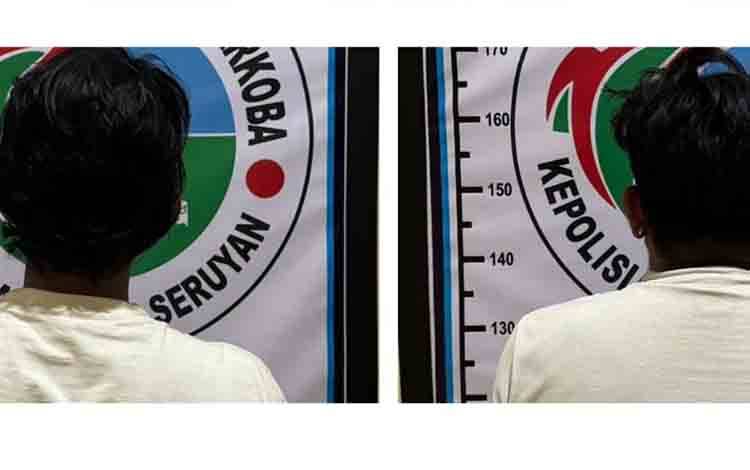 Satresnarkoba Polres Seruyan Amankan Dua Terduga Pengedar Sabu di Kuala Pembuang