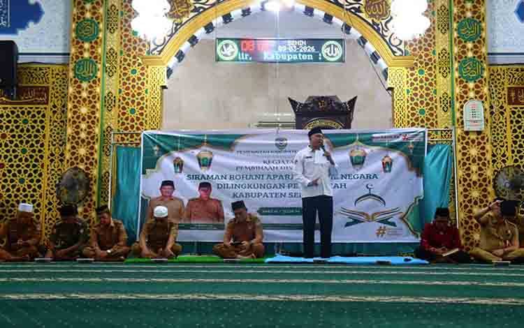 Siraman Rohani Ramadan, ASN Seruyan Diingatkan Jaga Integritas dan Tingkatkan Ketakwaan