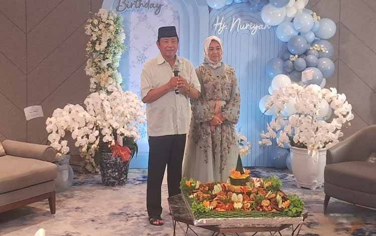 Milad Hj. Nuriyah, Keluarga H. Abdul Rasyid AS Berbagi Kebahagiaan Bersama Santri dan Anak Yatim