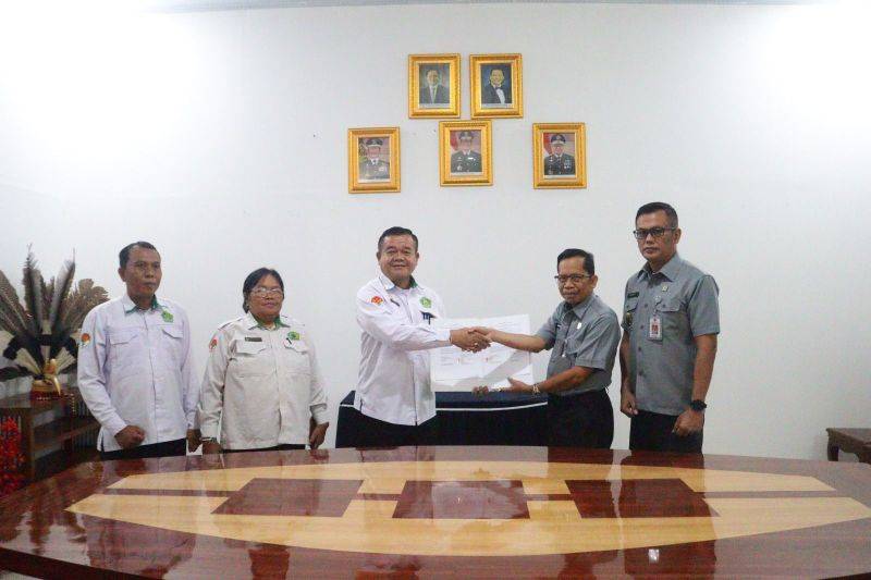 Kemenkum Kalteng dan IAHN Tampung Penyang Jalin Kerja Sama Pengembangan Sentra Kekayaan Intelektual