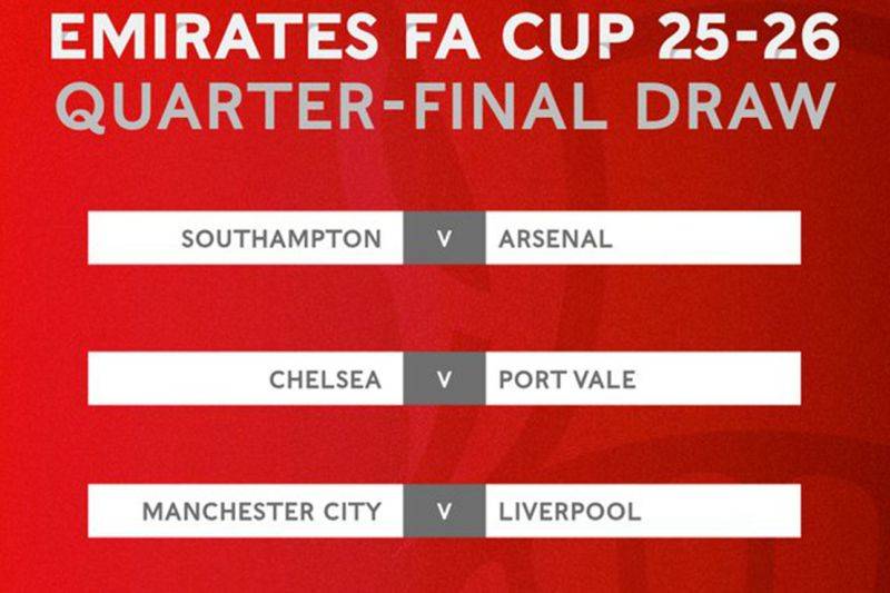 Hasil Drawing Perempat Final Piala FA: Manchester City Tantang Liverpool