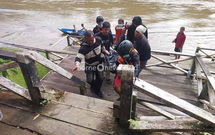 Jasad Korban Tenggelam di Sungai Kinipan Lamandau Ditemukan 150 Meter dari Lokasi Kejadian