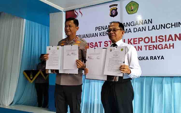 Polda Kalteng bersama UPR Luncurkan Pusat Studi Kepolisian
