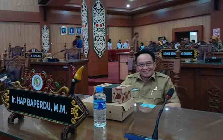 Anggota DPRD Palangka Raya, Hap Baperdu. (FOTO: MARINI)