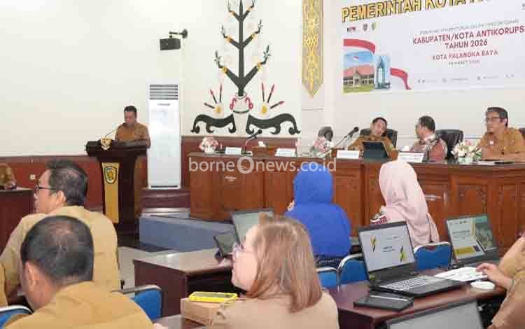 Pemko Palangka Raya Optimistis Penuhi 6 Indikator Kota Percontohan Antikorupsi