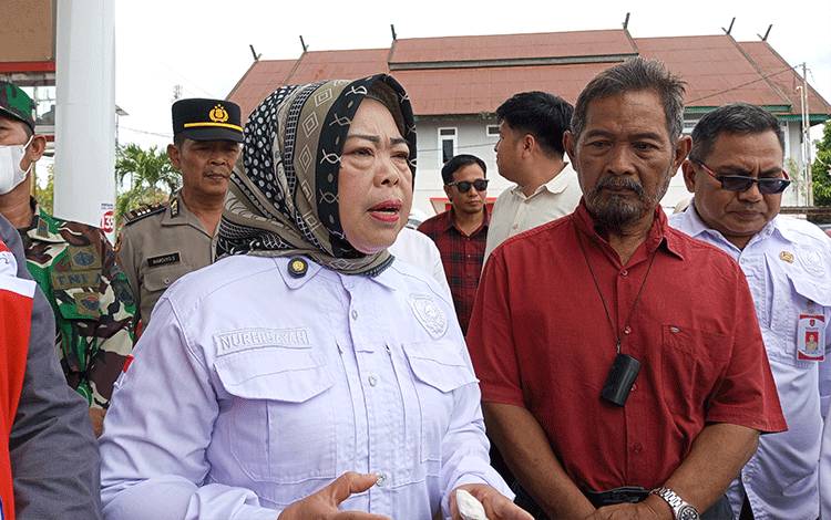 Bupati Kobar Sidak SPBU dan Pastikan Stok BBM Aman Jelang Idulfitri 2026