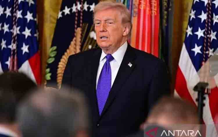 Presiden AS Donald Trump. ANTARA/Anadolu Ajansi/pri.