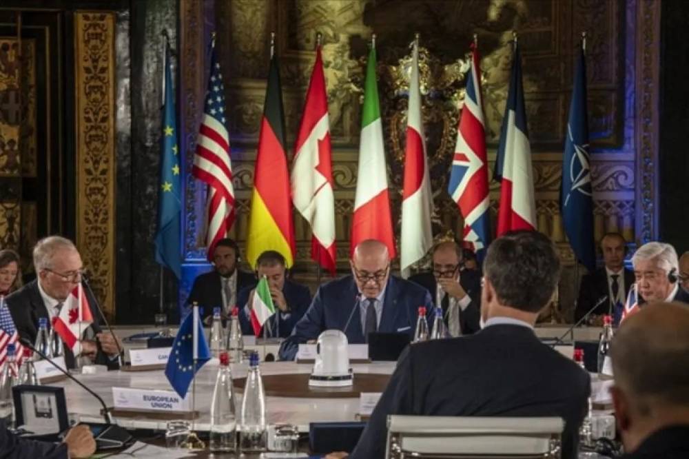 Arsip - Para pemimpin negara-negara G7. (ANTARA/Anadolu/py)