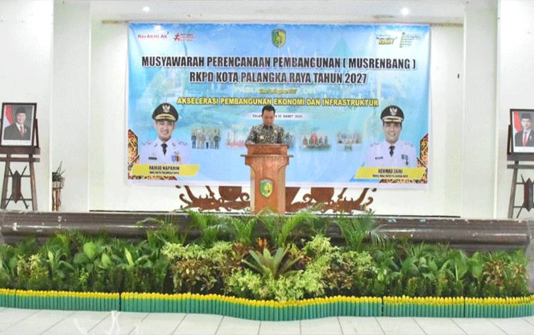 Pemko Palangka Raya Tetapkan Lima Strategi Prioritas 2027
