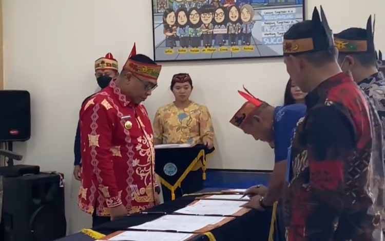 BNNP Kalteng Tandatangani Perjanjian Kinerja dan Pakta Integritas 2026