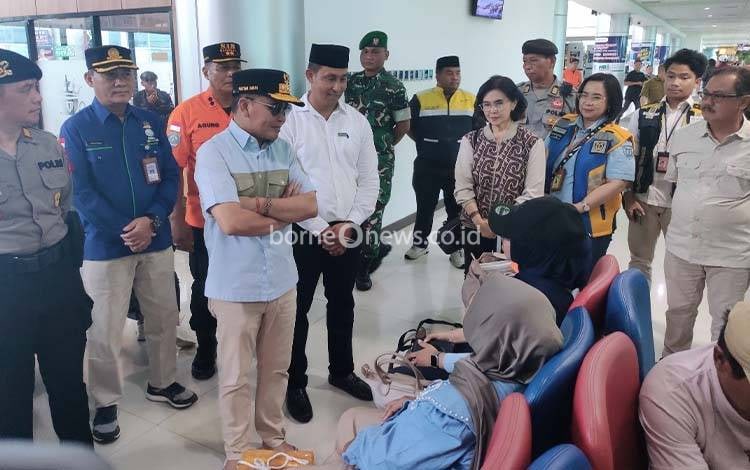 Tinjau Arus Mudik, Gubernur Kalteng Imbau Pemudik Waspada dan Jaga Barang Berharga