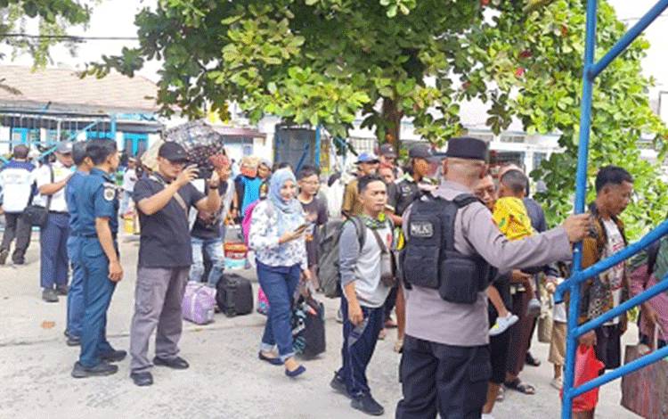 Puncak Arus Mudik di Pelabuhan Sampit, 3 Kapal Angkut 2.683 Penumpang