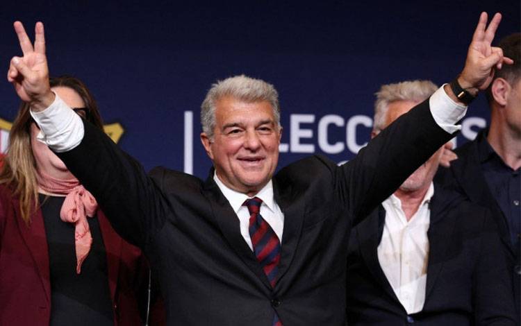 Joan Laporta Kembali Terpilih Jadi Presiden Barcelona