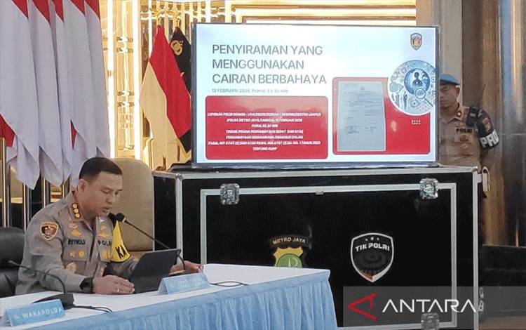 Polisi Periksa Sejumlah Saksi Terkait Kasus Penyiraman Air Keras