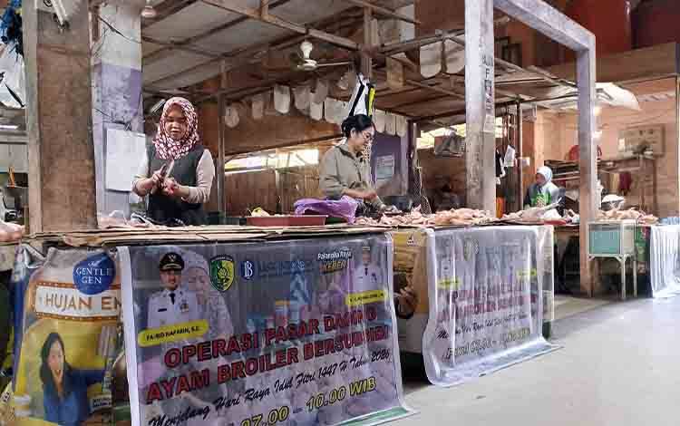 Pemko Palangka Raya Gelar Operasi Pasar Murah Ayam Broiler Subsidi Jelang Idulfitri 2026
