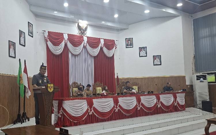 Begini Laporan Bupati Gunung Mas Terkait Pendapatan dan Belanja Daerah 2025