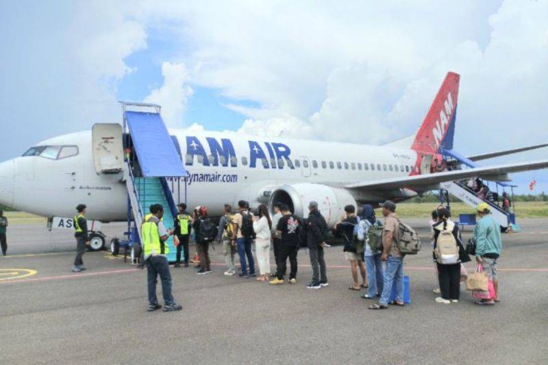 Puncak Mudik Lebaran 2026 di Bandara Iskandar Kobar, 2.600 Penumpang Diberangkatkan