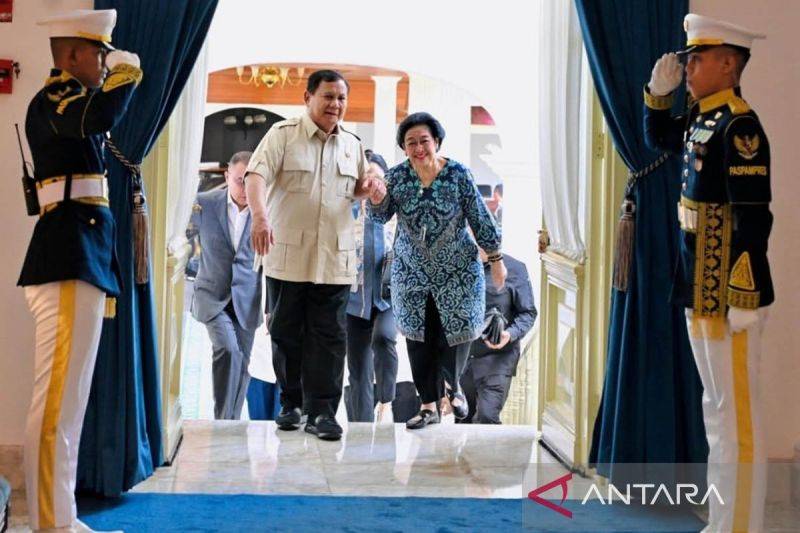 Prabowo-Megawati Bahas Isu Strategis dan Geopolitik Global di Istana Merdeka