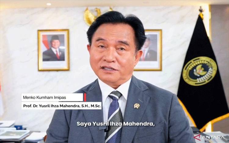 Menko Yusril Ajak Buka Pintu Hati Saling Memaaafkan pada Momen Lebaran