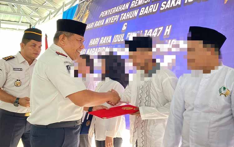 Ribuan Warga Binaan di Kalteng Terima Remisi Khusus Hari Raya dan 22 Orang Langsung Bebas